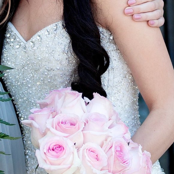 Hand beaded Wedding dress - Picture 6 of 6